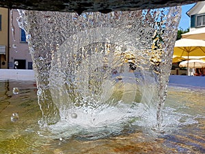 Waterfall in the well