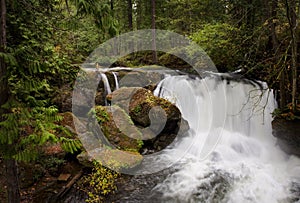 Waterfall in Whatcom Falls Park