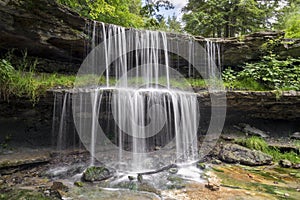 Waterfall in Wheeling`s Oglebay Park