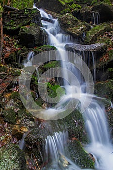 Waterfall whirlpools