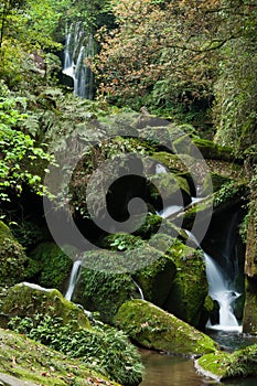 waterfall stones