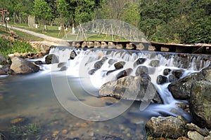 Waterfall of yuanyangxi ( mandarin duck creek )