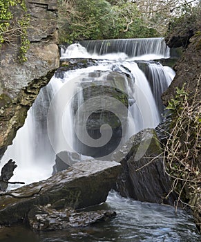 Waterfalls at Aberdulais Tin Mine