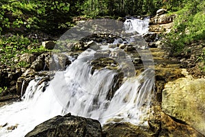 Waterfalls along the Ephraim Road in the Manti-La Sal National Forest