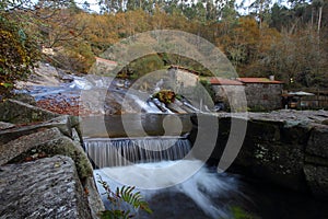 Waterfalls and ancient water mills
