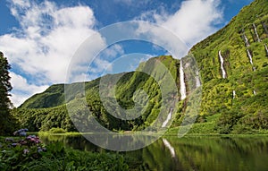 Waterfalls on Azores photo