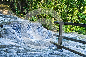 Waterfalls of Cascadas de Agua Azul Chiapas Mexico photo