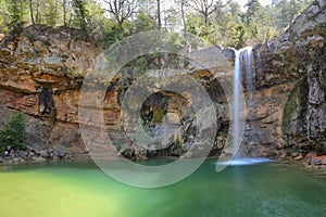 Waterfalls in Catalonia: gorgs de la Cabana, Campdevanol, Girona