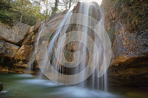 Waterfalls in Catalonia: gorgs de la Cabana, Campdevanol, Girona