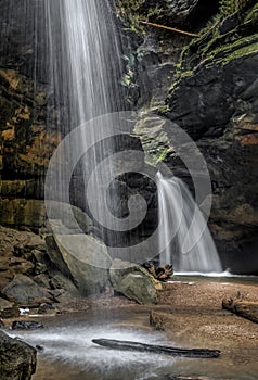 Waterfalls at Conkles Hollow - Hockign Hills, Ohio