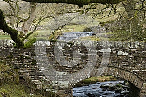 Waterfalls at Cray, near Buckden, Wharfedale, Yorkshire Dales, North Yorkshire, England