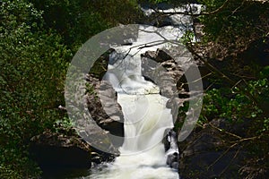 Waterfalls on Cumbum -Thekkady road in Tamilnadu