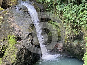 Waterfalls on the Curak stream in the significant landscape Green whirpool - Croatia / Vodopadi na potoku Curak - Gorski kotar