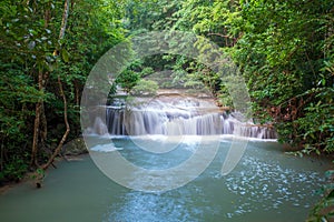 Waterfalls In Deep Forest