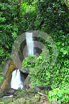 Waterfalls in Dominica, Caribbean Islands