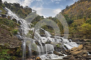 Waterfalls Forest Fall at Thailand.