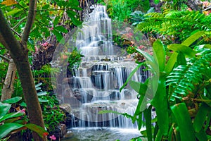 Waterfalls and forests at Tham Pha Daen Temple, Sakon Nakhon Province,Thailand