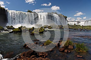 Waterfalls in Foz do Iguassu Brazil photo