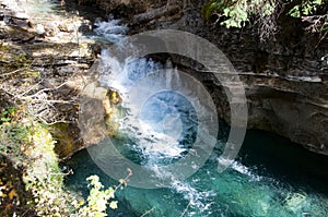 Johnston Canyon. Waterfalls. Canada