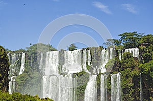 Waterfalls in the Iguazu