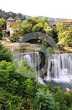 Waterfalls in Jajce