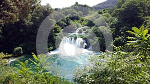 Waterfalls in the Krka National Park, Croatia