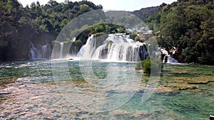 Waterfalls in the Krka National Park, Croatia