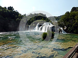 Waterfalls in the Krka National Park, Croatia
