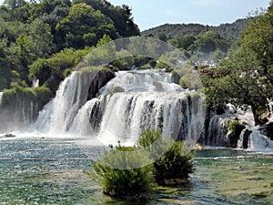 Waterfalls in the Krka National Park, Croatia