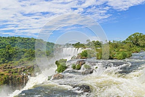 Waterfalls Landscape at Iguazu Park
