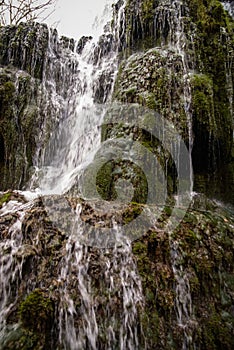 Waterfalls at Monasterio de Piedra, Zaragoza, Aragon, Spain