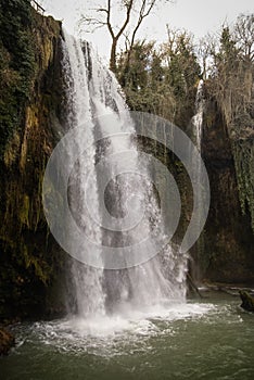 Waterfalls at Monasterio de Piedra, Zaragoza, Aragon, Spain