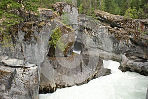 Waterfalls at Nairn Provincial Park. Pemberton British Columbia.Canada