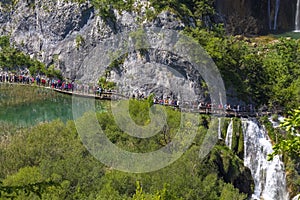 Waterfalls in National park Plitvice