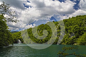 Waterfalls in National park Plitvice