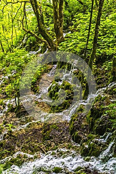 Waterfalls in National park Plitvice