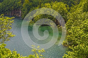 Waterfalls in National park Plitvice