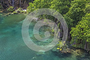 Waterfalls in National park Plitvice