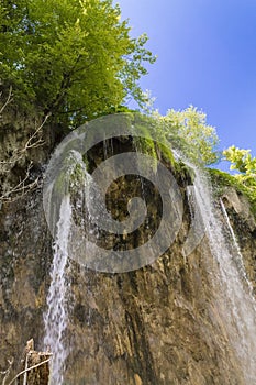 Waterfalls in National park Plitvice