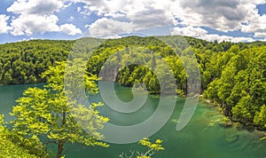 Waterfalls in National park Plitvice