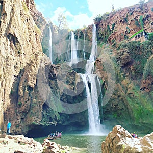 Waterfalls Ouzoud in azilal, Morocco