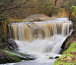 Waterfalls on Pendle Water