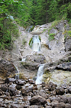 Waterfalls in Pieninsky National Park