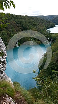 waterfalls in Plitvice lakes National park