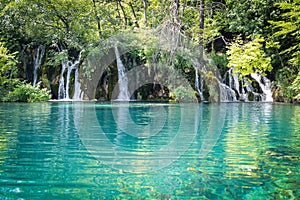 Waterfalls in Plitvice National Park