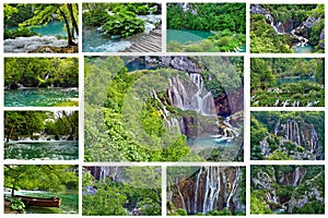 Waterfalls in Plitvice National Park