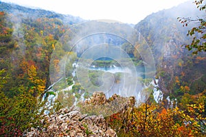 Waterfalls, Plitvice National Park, Croatia