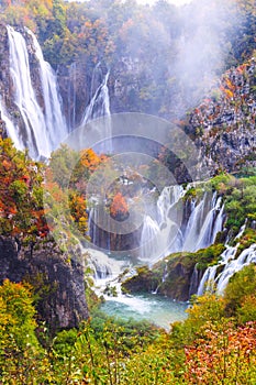 Waterfalls, Plitvice National Park, Croatia