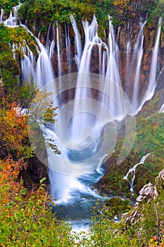 Waterfalls, Plitvice National Park, Croatia