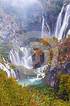 Waterfalls, Plitvice National Park, Croatia